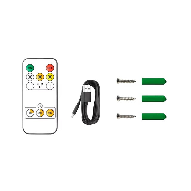 LED Battery Powered Rechargeable LED Wall Mounted Picture Light - Brass - Picture Lights