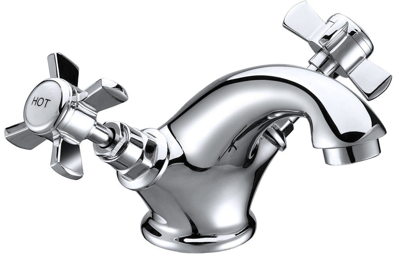 Resugga Basin Mixer & Waste - Chrome -
