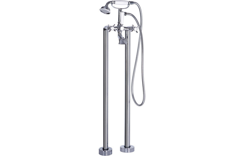 Resugga Floor Standing Bath/Shower Mixer - Chrome -