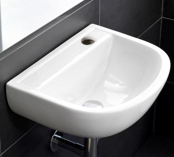 38cm Special Needs Basin 1 Tap Hole with no Overflow - Bathrooms