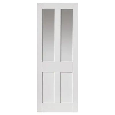 Rushmore White Primed Glazed Internal Door - 1981mm x 762mm -