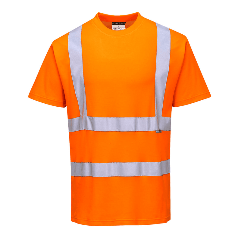 Portwest S170 Hi-Vis Cotton Comfort Breathable T-Shirt - HI-VIS T-SHIRTS