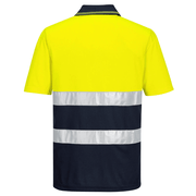 Portwest S175 Hi-Vis Lightweight Contrast Breathable Polo Shirt - HI-VIS T-SHIRTS