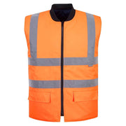 Portwest S469 Hi-Vis Reversible Bodywarmer - Business & Industrial > Work Safety Protective Gear HI-VIS JACKETS & COATS