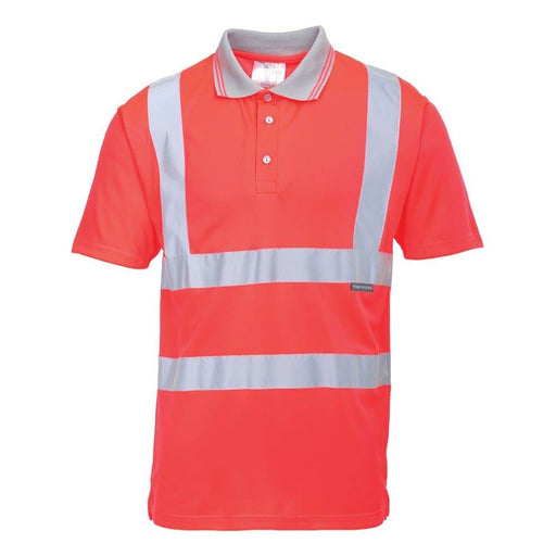 Portwest S477 Hi-Vis Polo Shirt - HI-VIS T-SHIRTS