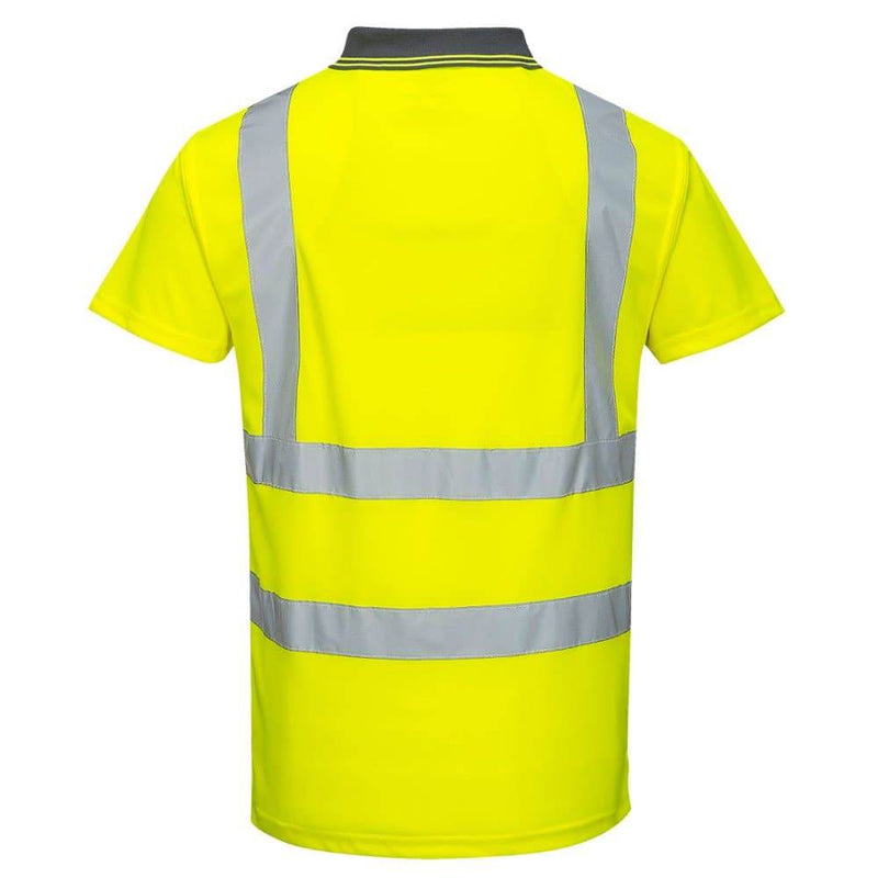 Portwest S477 Hi-Vis Polo Shirt - HI-VIS T-SHIRTS