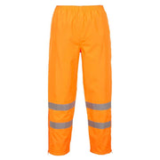 Portwest S487 Hi-Vis Breathable Waterproof Rain Trousers - WATERPROOF TROUSERS
