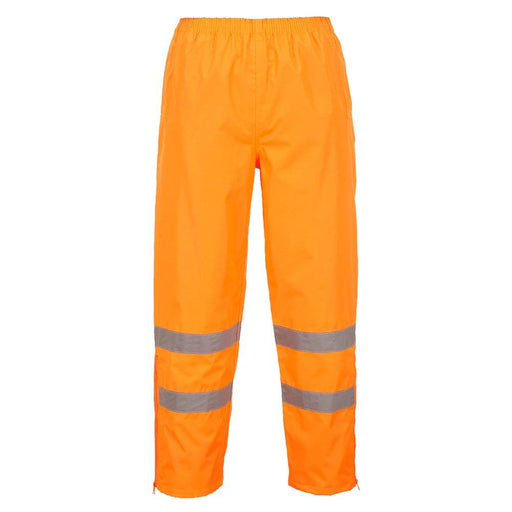 Portwest S487 Hi-Vis Breathable Waterproof Rain Trousers - WATERPROOF TROUSERS