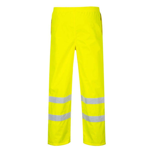 Portwest S487 Hi-Vis Breathable Waterproof Rain Trousers - WATERPROOF TROUSERS