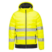 Portwest S548 Hi-Vis Ultrasonic Heated Tunnel Jacket - Battery Included - Apparel & Accessories > Clothing > Outerwear > Coats & Jackets > Bomber Jackets HI-VIS JACKETS & COATS