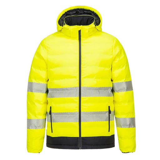 Portwest S548 Hi-Vis Ultrasonic Heated Tunnel Jacket - Battery Included - Apparel & Accessories > Clothing > Outerwear > Coats & Jackets > Bomber Jackets HI-VIS JACKETS & COATS