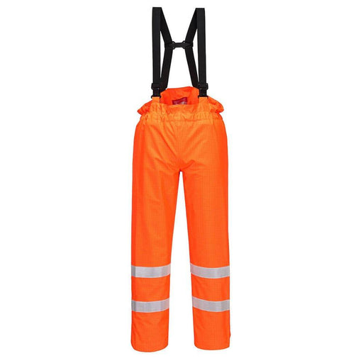Portwest S780 Bizflame Hi-Vis Unlined Antistatic FR Rain Trousers - FLAME RETARDANT TROUSERS