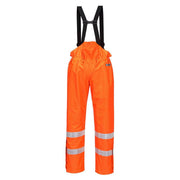 Portwest S780 Bizflame Hi-Vis Unlined Antistatic FR Rain Trousers - FLAME RETARDANT TROUSERS