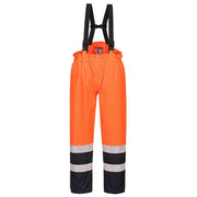 Portwest S782 Bizflame Rain Hi-Vis Multi-Protection Trouser - FLAME RETARDANT TROUSERS