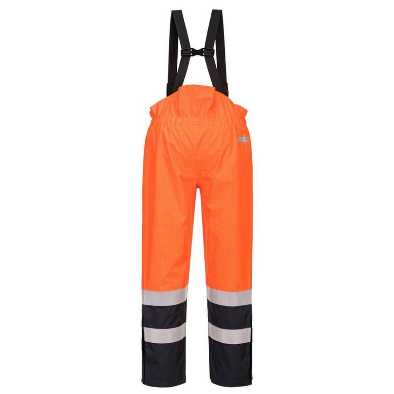 Portwest S782 Bizflame Rain Hi-Vis Multi-Protection Trouser - FLAME RETARDANT TROUSERS