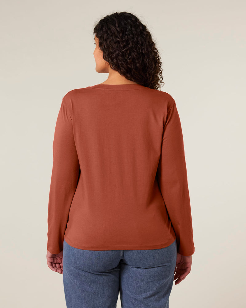 Organic Colours Long Sleeve T-shirt: Womens