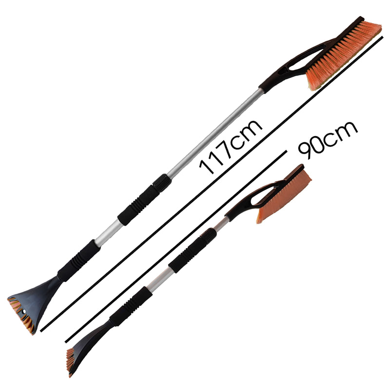 Telescopic Snow Brush + Ice Scraper Orange - Vehicles & Parts > Vehicle Parts & Accessories CAR