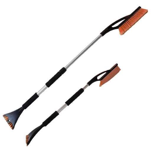 Telescopic Snow Brush + Ice Scraper Orange - Vehicles & Parts > Vehicle Parts & Accessories CAR