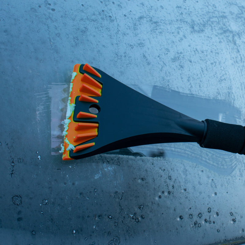 Telescopic Snow Brush + Ice Scraper Orange - Vehicles & Parts > Vehicle Parts & Accessories CAR
