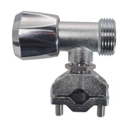 Polished Brass 13mm Barb Tap FULL Connection Kit x2 - Garden watering