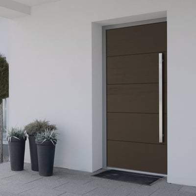 Santandor Embossed GRP Smoked Oak Pre-Finished External Door - All Sizes - Doors
