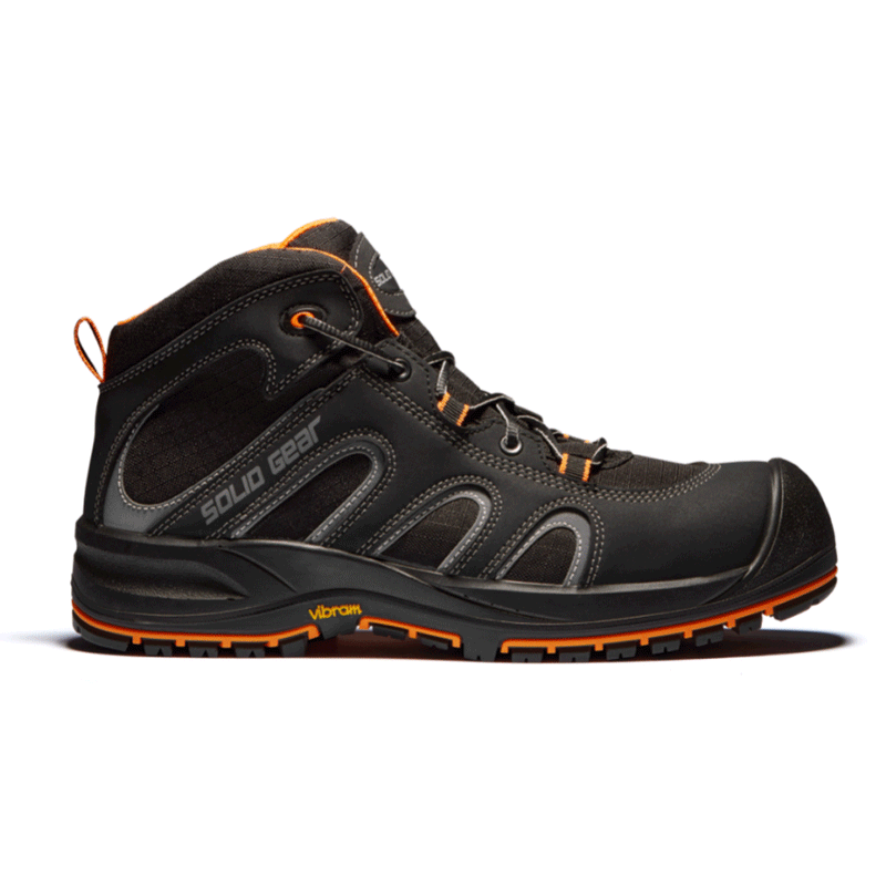 SOLID GEAR BY SNICKERS FALCON S3 SG73002 SRC WORK BOOT VIBRAM SOLE - SAFETY HIKER BOOTS