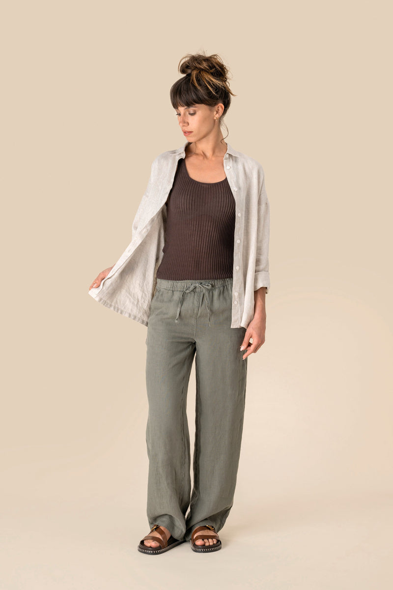 Linen Womens Work Trousers - Part Of Our Sustainable Workwear Clothing Range