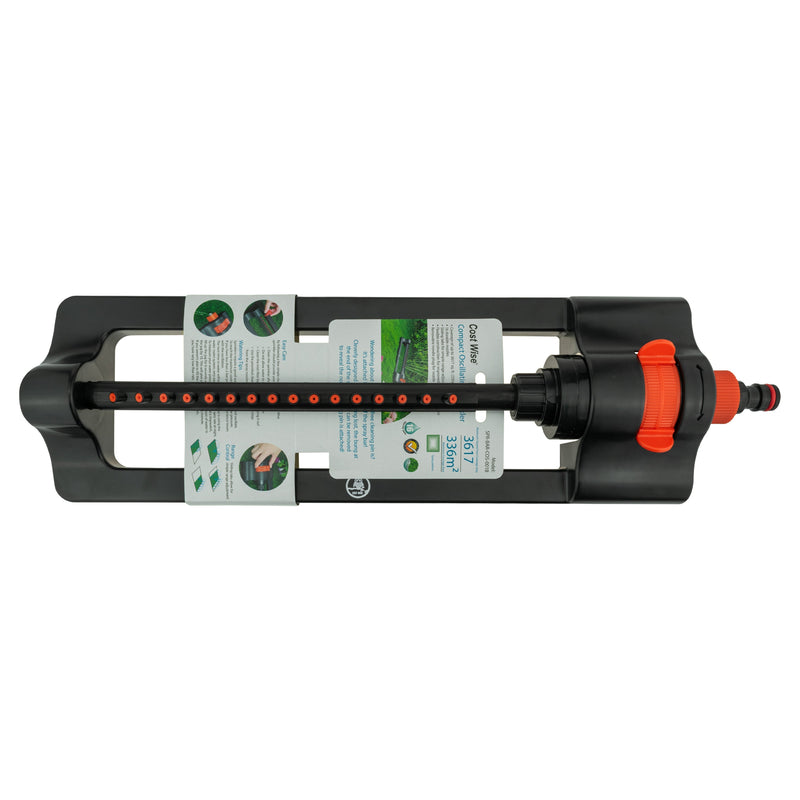 Oscillating Sprinkler Cost Wise Black Orange - Home & Garden > Lawn & Garden > Watering & Irrigation > Sprinklers & Sprinkler Heads > Sprinklers Garden watering