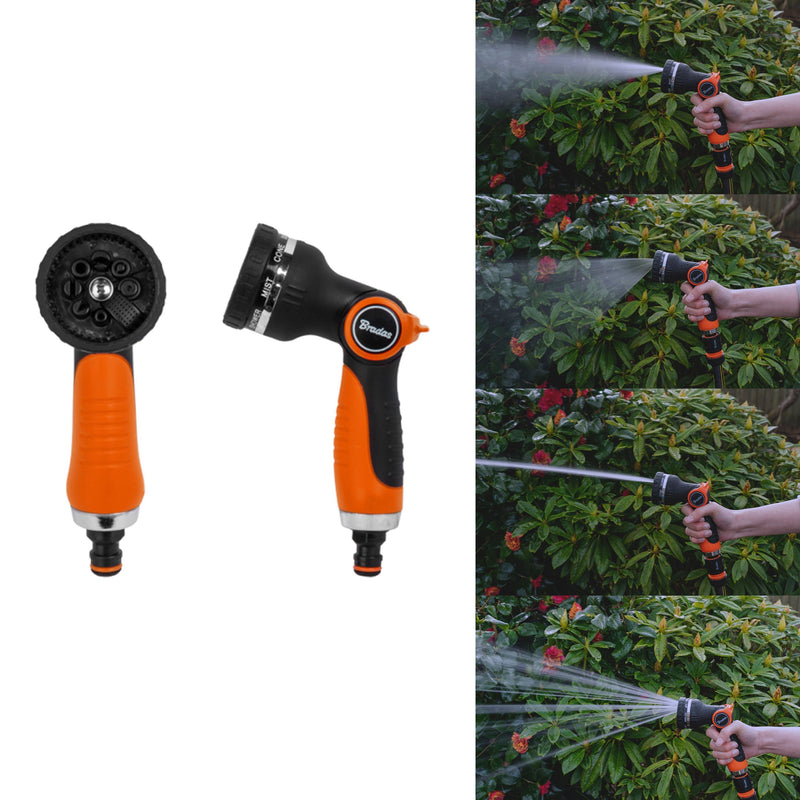 Hose Gun Water Sprayer 8-Pattern ECO-2028 - Home & Garden > Lawn & Garden > Watering & Irrigation > Garden Hose Spray Nozzles Garden watering