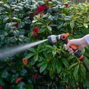 Hose Gun Water Sprayer 8-Pattern Multi-Function, Cost Wise Black/Orange - Home & Garden > Lawn & Garden > Watering & Irrigation > Garden Hose Spray Nozzles