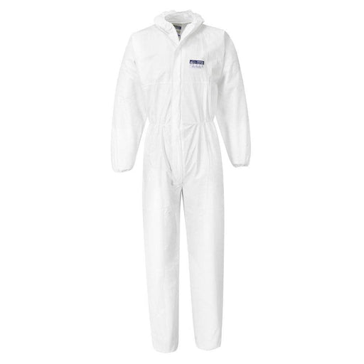 Portwest ST40 BizTex Microporous Coverall Type 5/6 (Pk50) - DISPOSABLE WORKWEAR