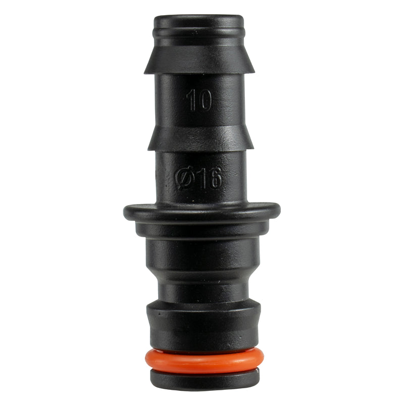 Porous Pipe Connector 1/2" Barb to Snap On Male - Home & Garden > Lawn & Garden Garden watering