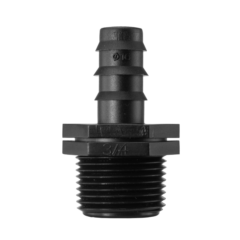 IBC 2” S60X6 Cap with Large Plastic Valve and 16mm Barbed Straight - Home & Garden > Lawn & Garden