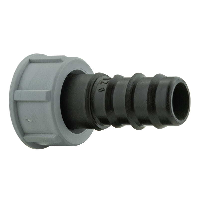 4mm Barb Micro Connector with In-Line BSPM Valve and 20mm Barbed Straight - Home & Garden > Lawn & Garden > Watering & Irrigation > Garden Hose Fittings & Valves > Garden Hose Fittings Garden watering