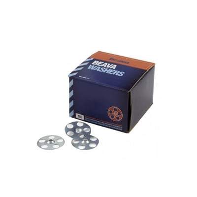 35mm NoMorePly Stainless Steel CSK Washer - Pack of 100 - Tiling