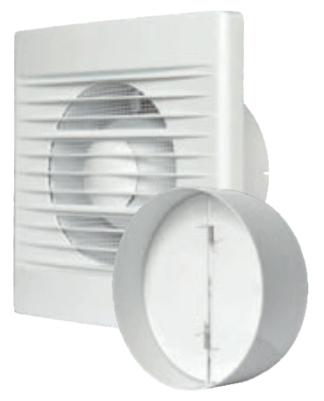 Through Wall Ventilation Kit - STYL Fan with Timer and Graphite External Vent - OTHER