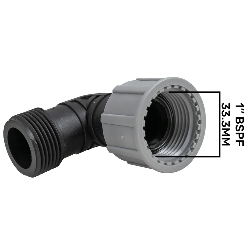 Swivel Elbow 1" BSP Male Female - Home & Garden > Lawn & Garden