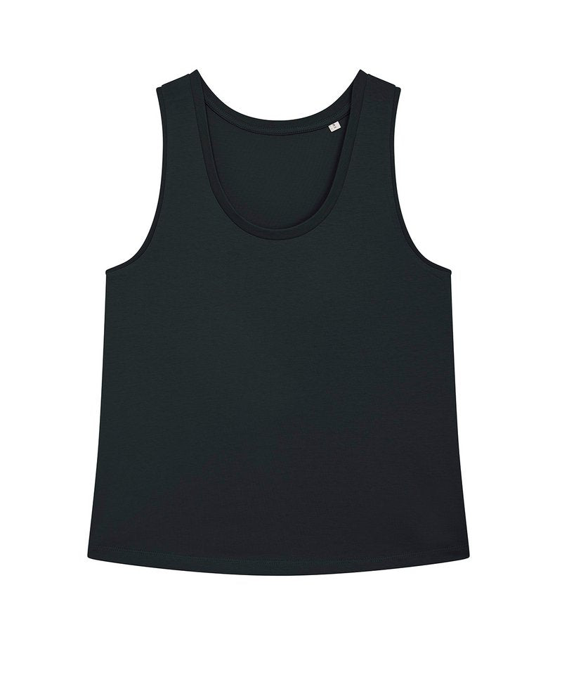 Organic Cotton Womens Medium-fit Work Tank Top Sizes XS to 2XL - Sustainable Workwear Range