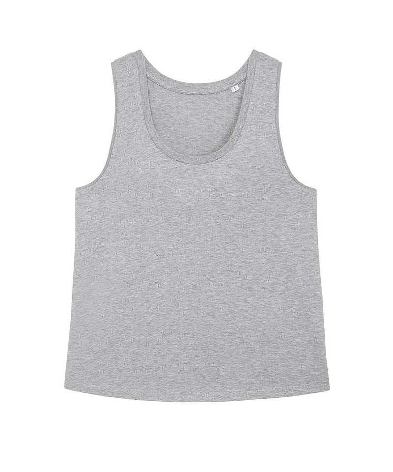 Organic Cotton Womens Medium-fit Work Tank Top Sizes XS to 2XL - Sustainable Workwear Range