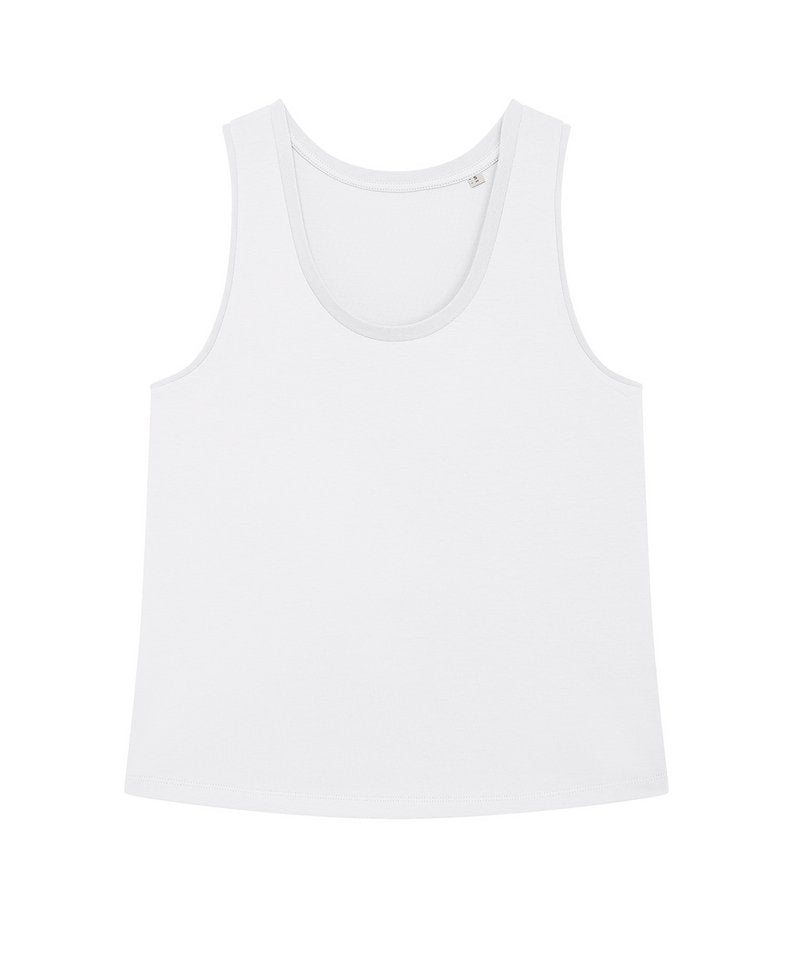 Organic Cotton Womens Medium-fit Work Tank Top Sizes XS to 2XL - Sustainable Workwear Range