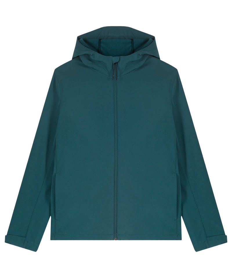 Recycled Polyester Hooded Softshell Jacket