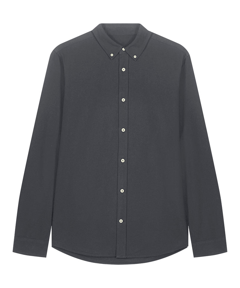 Organic Cotton Oxford Long Sleeve Shirt: Mens