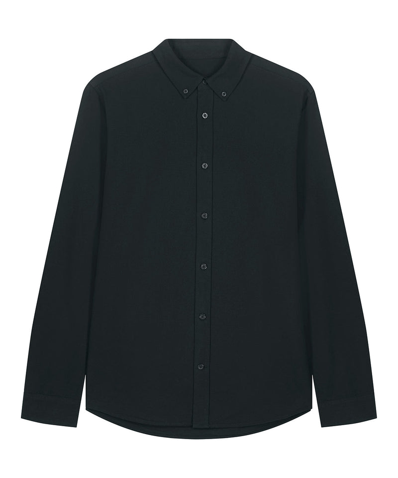 Organic Cotton Oxford Long Sleeve Shirt: Mens