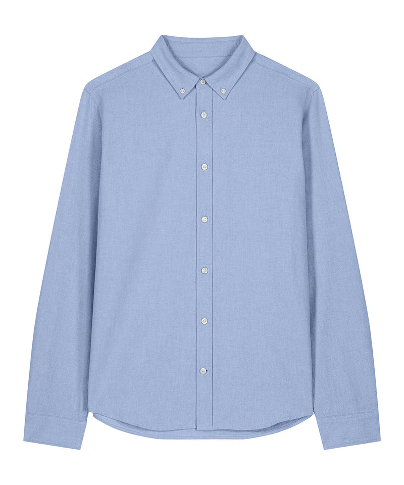 Organic Cotton Oxford Long Sleeve Shirt: Mens