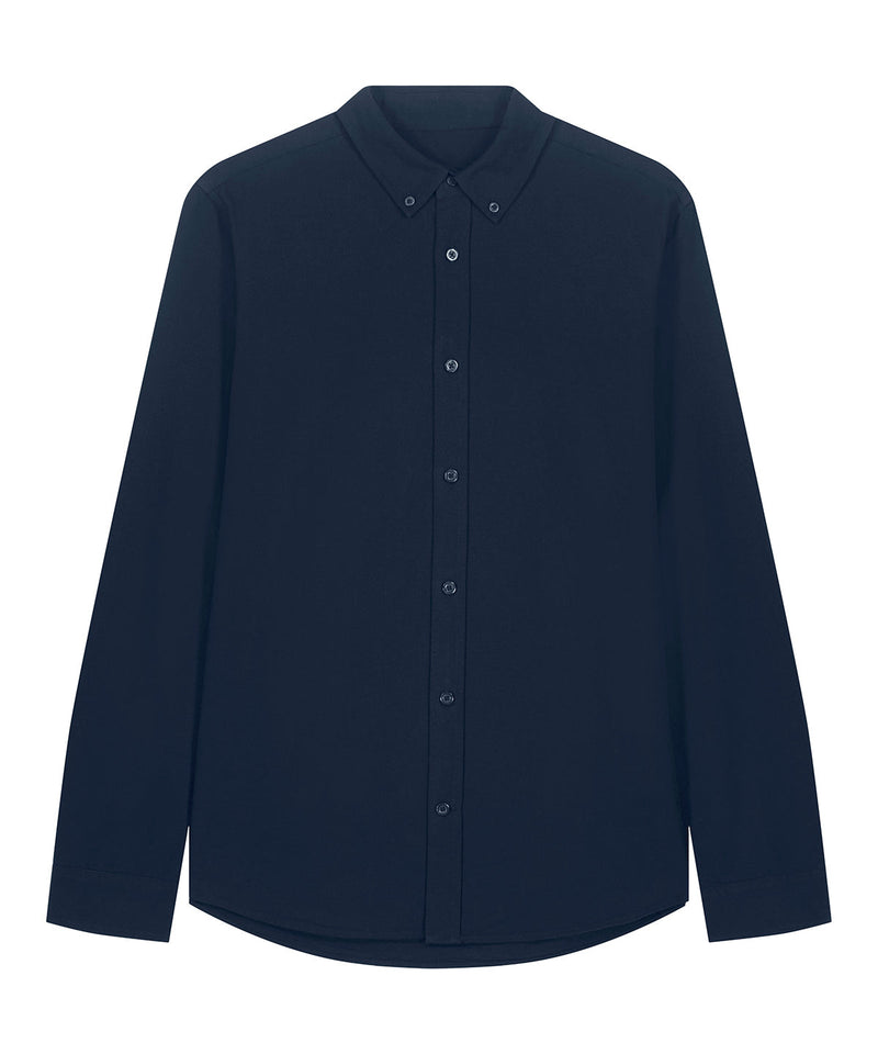 Organic Cotton Oxford Long Sleeve Shirt: Mens