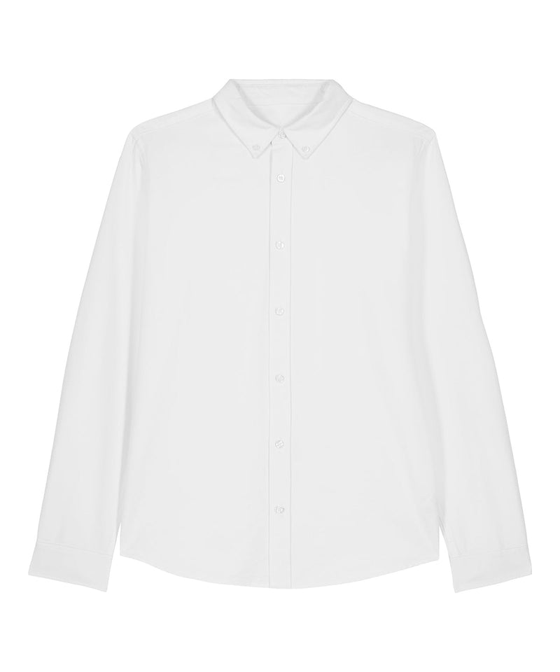 Organic Cotton Oxford Long Sleeve Shirt: Mens