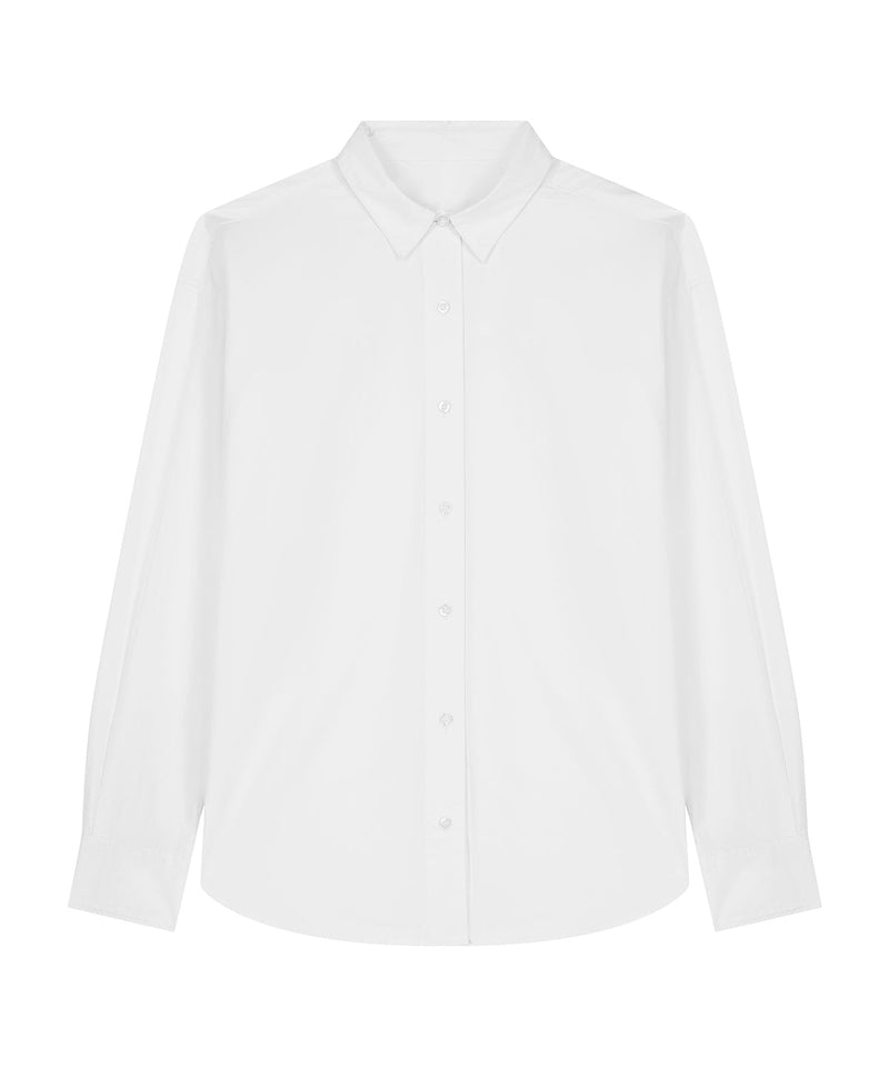 Organic Poplin Long Sleeve Shirt: Mens