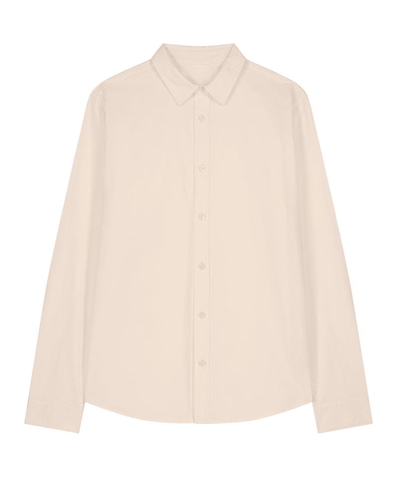 Organic Poplin Long Sleeve Shirt: Womens