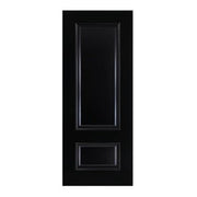 Deanta Sandringham Black Pre-Finished Internal Fire Door FD30 - All Sizes -