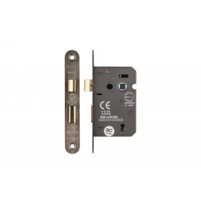 3 Lever Mortice Sash Lock Satin Nickel -
